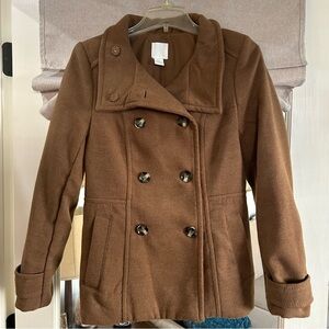H&M Women's Brown Peacoat